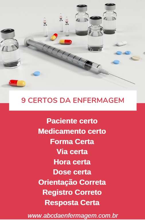 9 certos da enfermagem